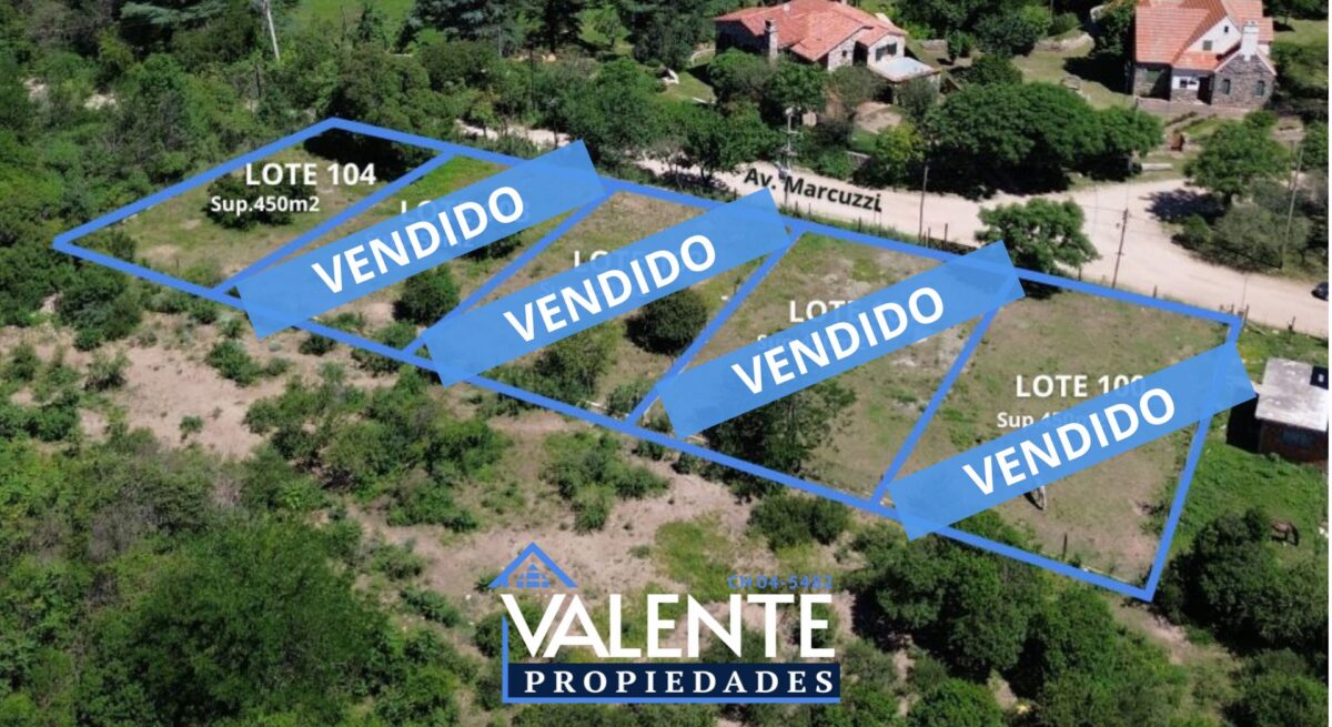 LOTE 104 DISPONIBLE – LLANO CON VISTA!