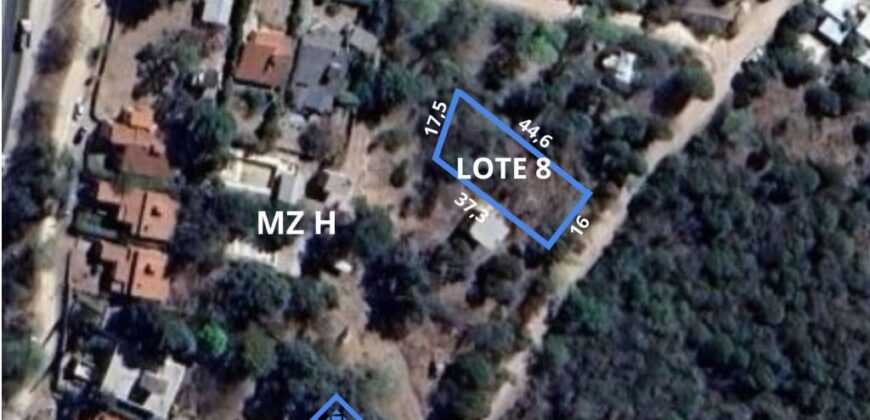 LOTE 650m2 – DOS CUADRAS DE RUTA 38 VALLE HERMOSO